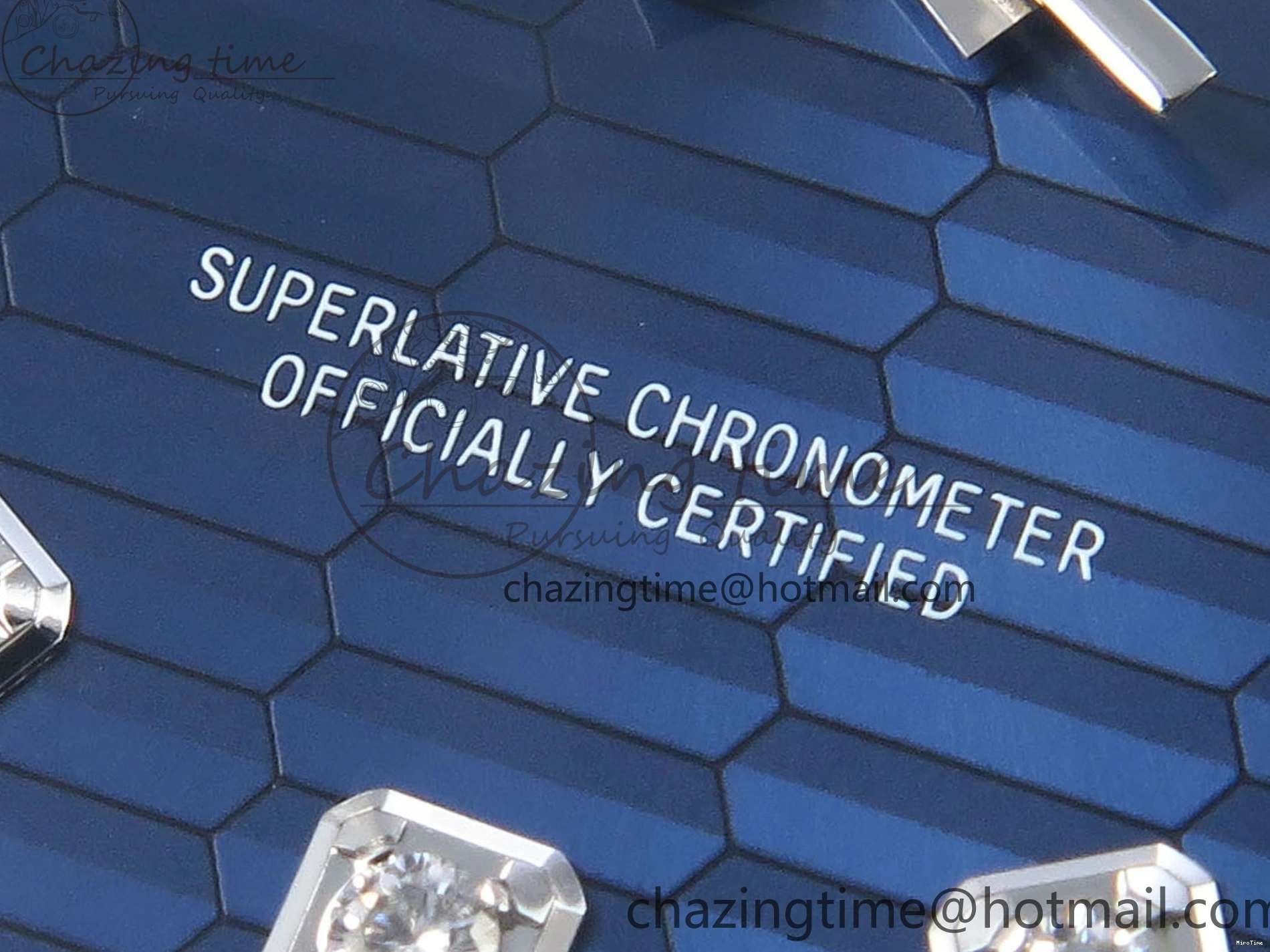 MiroTime 0424 FastDry DateJust 36 126234 Clean 1:1 Best Edition 904L Steel Blue Textured Diamonds Dial on Jubilee Bracelet VR 1967